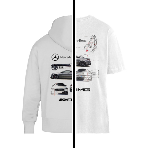 Mercedes CLA 45 Coupe Hoodie+T-Shirt